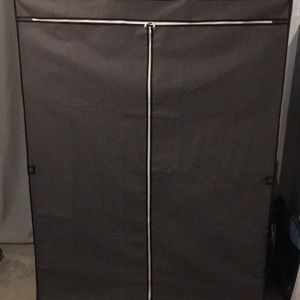 YOUUD Wardrobe Storage Customizer Standing Closet Gray
